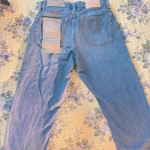 Everlane “The Summer Jean”, No Stretch, 24R, Vintage Light Blue. Brand NWT!